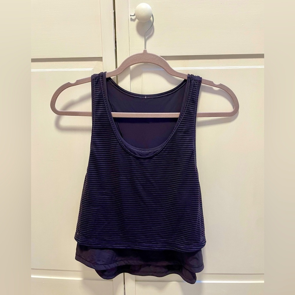 Lululemon Double Layer Crop Tank